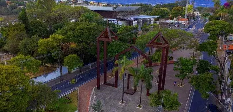 Praça Milton Campos, em Betim- Crédito: Anselmo UBL/Prefeitura de Betim